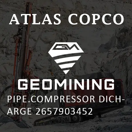 2657903452 ТРУБА  НАГНЕТАНИЕ КОМПРЕССОРА Atlas Copco / Epiroc