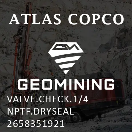 2658351921 КЛАПАН  ОБРАТНЫЙ  1/4 NPTF  СУХОЙ УПЛОТНИТЕЛЬ Atlas Copco / Epiroc