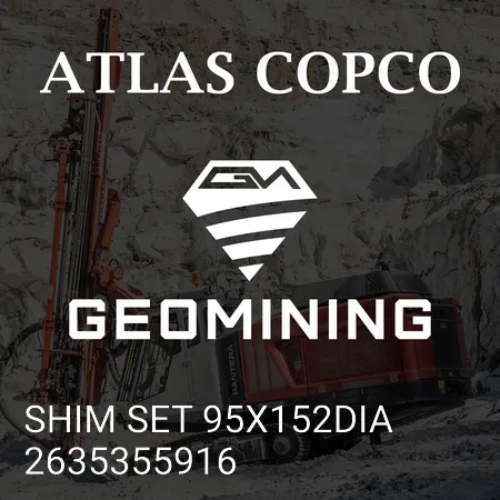 2635355916 КОМПЛЕКТ ПРОКЛАДОК 95X152DIA Atlas Copco / Epiroc