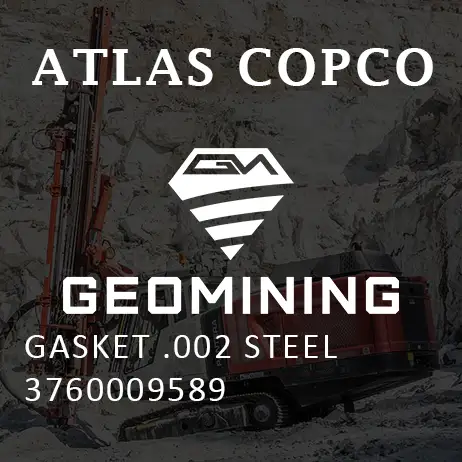 3760009589 ПРОКЛАДКА .002 СТАЛЬ Atlas Copco / Epiroc