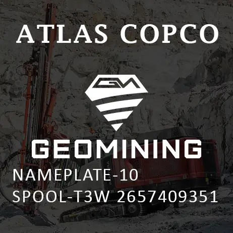 2657409351 ТАБЛИЧКА-10 КАТУШКА-T3W Atlas Copco / Epiroc