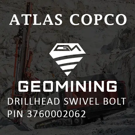 3760002062 ШТИФТ ШАРНИРНОГО БОЛТА БУРОВОЙ ГОЛОВКИ Atlas Copco / Epiroc