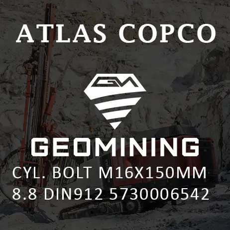5730006542 ЦИЛИНДРИЧЕСКИЙ БОЛТ M16X150MM 8.8 DIN912 Atlas Copco / Epiroc
