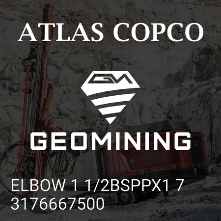 3176667500 КОЛЕНО 1 1/2BSPPX1 7 Atlas Copco / Epiroc