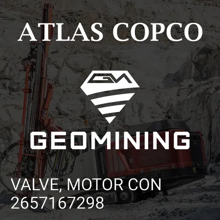 2657167298 КЛАПАН, ЭЛЕКТРОДВИГАТЕЛЬ Atlas Copco / Epiroc