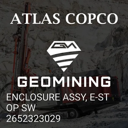 2652323029 КОРПУС В СБОРЕ, ПЕРЕКЛЮЧАТЕЛЬ АВАРИЙНОЙ ОСТАНОВКИ Atlas Copco / Epiroc