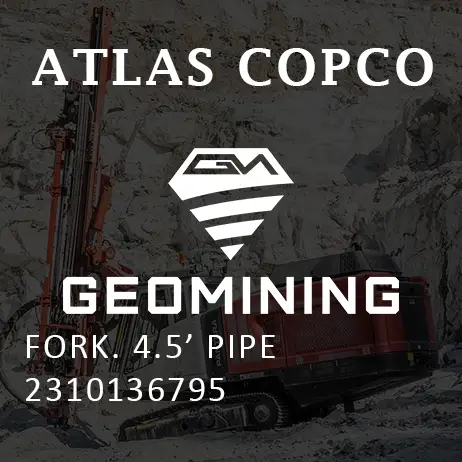 2310136795 ВИЛКА  ТРУБА 4 5' Atlas Copco / Epiroc
