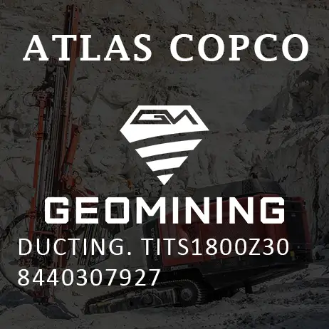 8440307927 ВОЗДУХОВОД  TITS1800Z30 Atlas Copco / Epiroc
