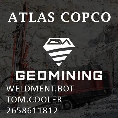 2658611812 СВАРНАЯ КОНСТРУКЦИЯ  НИЖНЯЯ  ОХЛАДИТЕЛЬ Atlas Copco / Epiroc