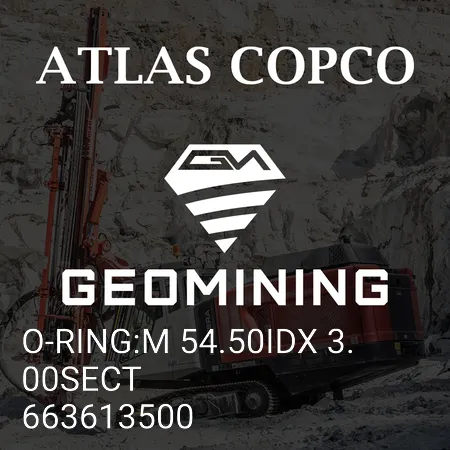 663613500 УПЛОТНИТЕЛЬНОЕ КОЛЬЦО:M 54.50IDX 3.00SECT Atlas Copco / Epiroc