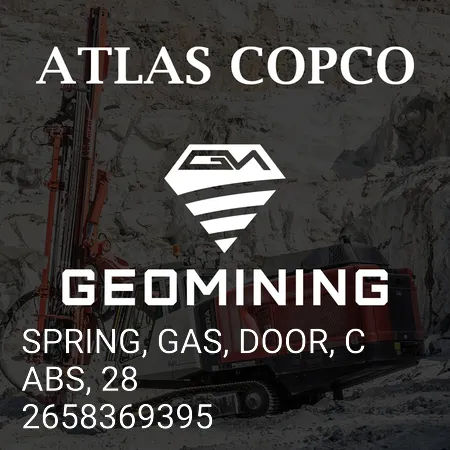 2658369395 ПРУЖИНА, ГАЗ, ДВЕРЬ, КАБИНА, 28 Atlas Copco / Epiroc