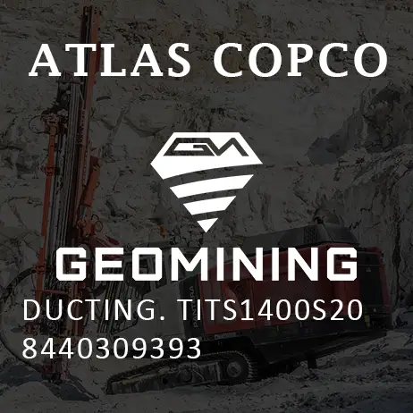 8440309393 ВОЗДУХОВОД  TITS1400S20 Atlas Copco / Epiroc