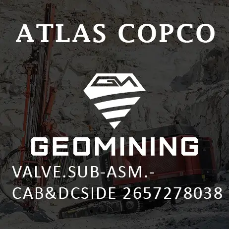 2657278038 КЛАПАН  ПОД-СБОРКА  КАБИНА И DCS-СТОРОНА Atlas Copco / Epiroc
