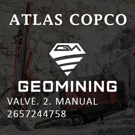 2657244758 КЛАПАН  2  РУЧНОЙ Atlas Copco / Epiroc