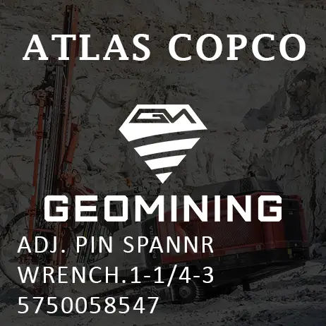 5750058547 РЕГУЛИРУЕМЫЙ ШТИФТНЫЙ ГАЕЧНЫЙ КЛЮЧ  1-1/4-3 Atlas Copco / Epiroc